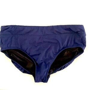 Lands’ End Swimsuit Bottom, Size 18, Navy Blue